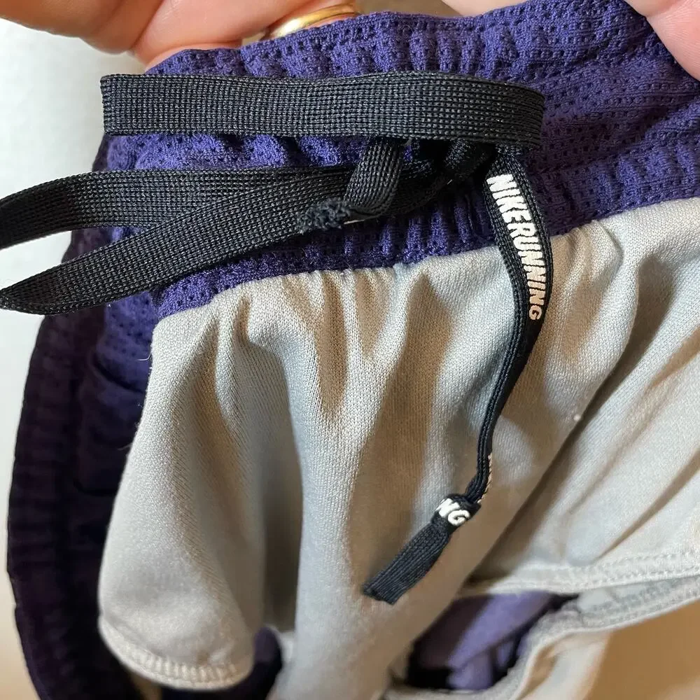 Nike Running Shorts Womens Medium Purple Dri-Fit